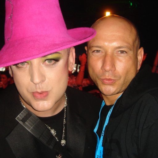 Accompanying Boy George